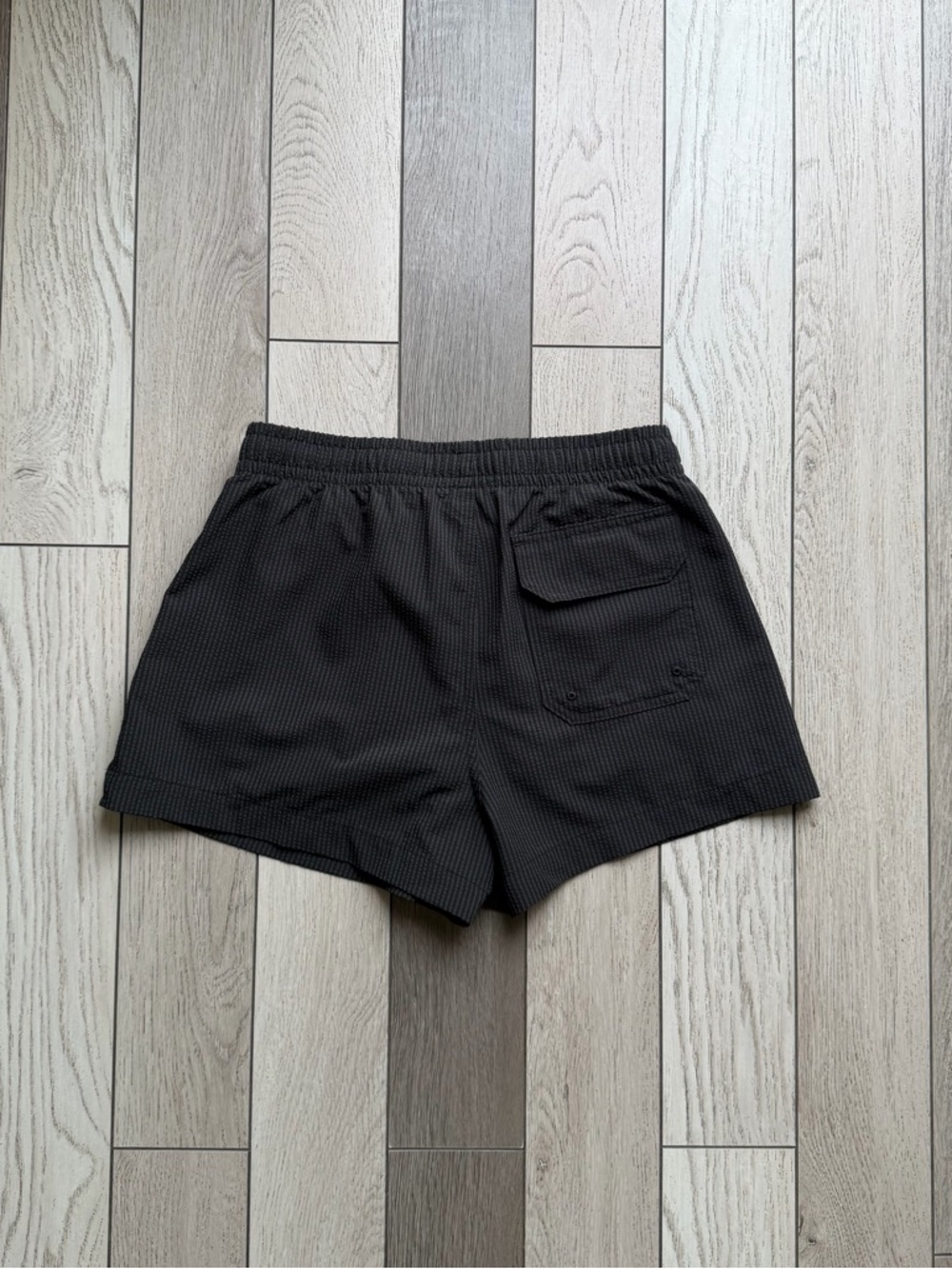 Abercrombie & Fitch Black Waffle-Knit Athletic Shorts XS - Picture 3 of 5